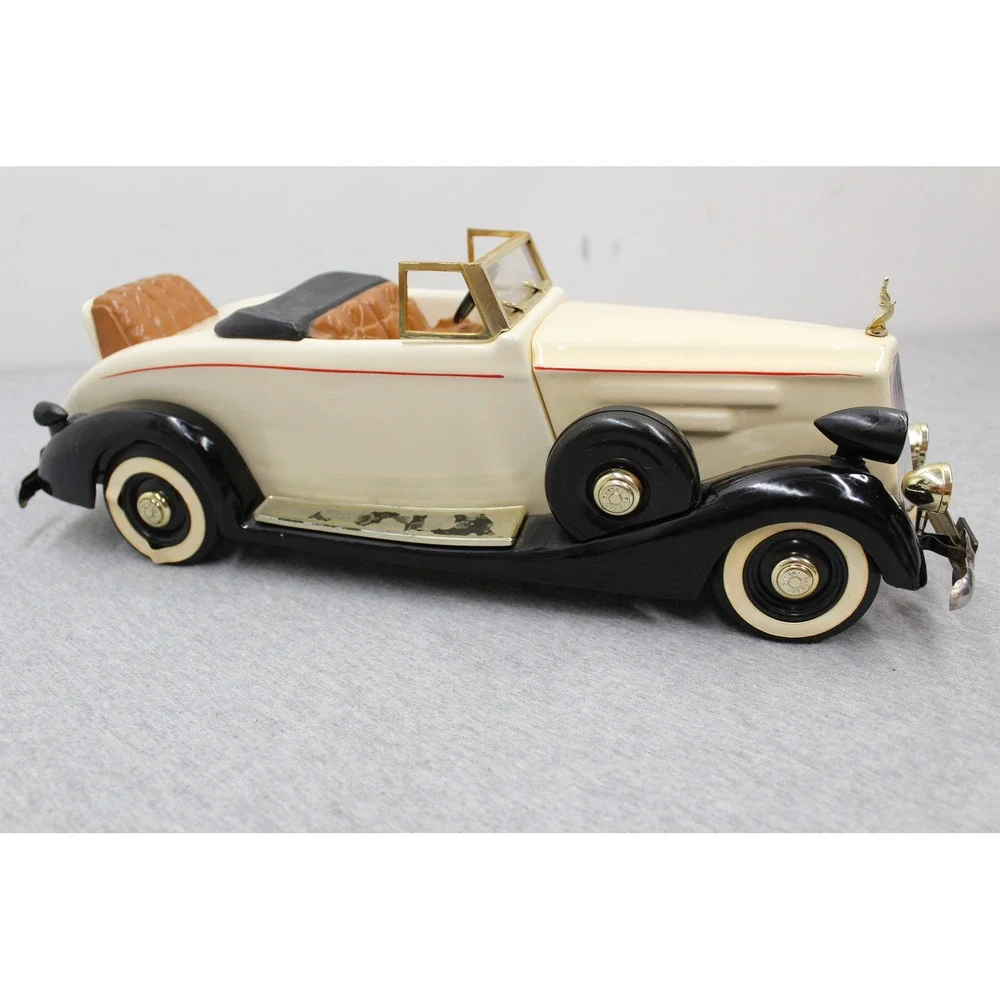 McCormick Decanter 1937 Packard Twelve Cream Black Classic Car Series Limited Ed